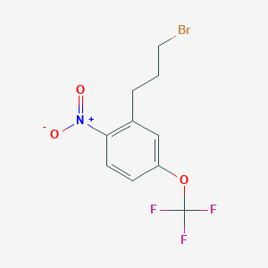 1-(3-Bromopropyl)-2-nitro-5-(trifluoromethoxy)benzene