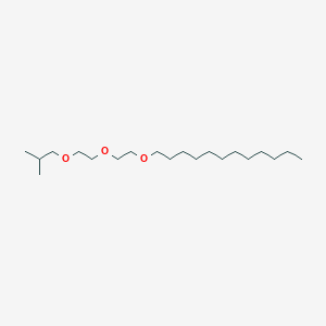 molecular formula C20H42O3 B14071243 1-(2-(2-Isobutoxy-ethoxy)-ethoxy)-dodecane CAS No. 102155-53-3