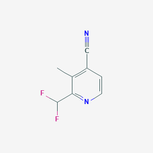 4-Cyano-2-(difluoromethyl)-3-methylpyridine