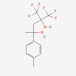 4-(p-Tolyl)-1,1,1-trifluoro-2-trifluoromethyl-2,4-pentanediol