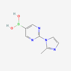 (2-(2-Methyl-1H-imidazol-1-yl)pyrimidin-5-yl)boronic acid