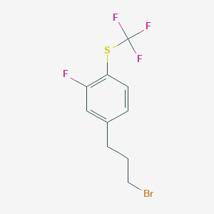 1-(3-Bromopropyl)-3-fluoro-4-(trifluoromethylthio)benzene