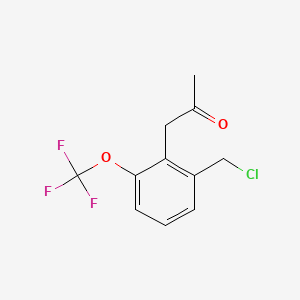 1-(2-(Chloromethyl)-6-(trifluoromethoxy)phenyl)propan-2-one