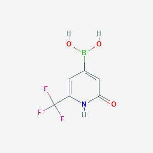 (2-Hydroxy-6-(trifluoromethyl)pyridin-4-yl)boronic acid