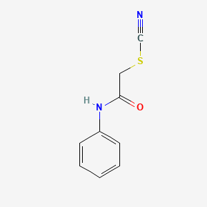 2-Anilino-2-oxoethyl thiocyanate