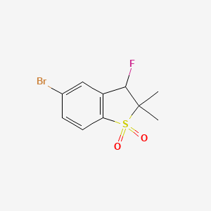 5-Bromo-3-fluoro-2,2-dimethyl-2,3-dihydrobenzo[b]thiophene 1,1-dioxide