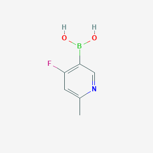 (4-Fluoro-6-methylpyridin-3-YL)boronic acid