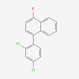 1-(2,4-Dichlorophenyl)-4-fluoronaphthalene