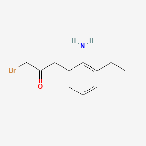 1-(2-Amino-3-ethylphenyl)-3-bromopropan-2-one