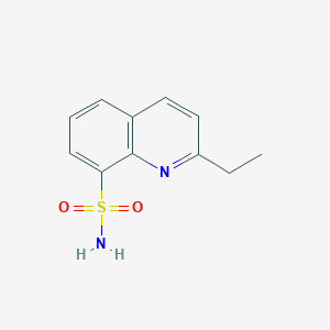 molecular formula C11H12N2O2S B140715 2-Ethylquinoline-8-sulfonamide CAS No. 157686-38-9
