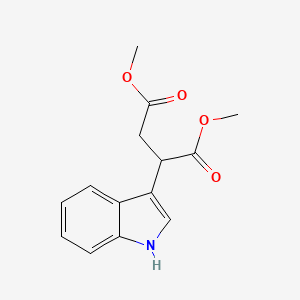 Butanedioic acid, 1H-indol-3-yl-, dimethyl ester