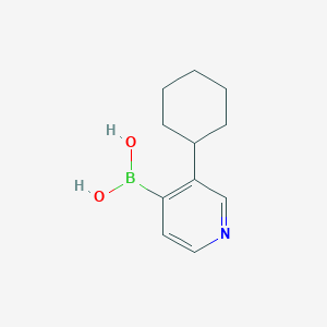 (3-Cyclohexylpyridin-4-yl)boronic acid