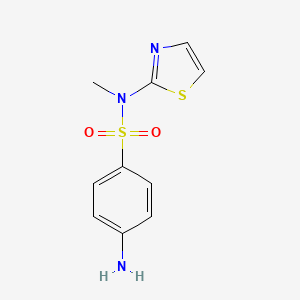 Benzenesulfonamide, 4-amino-N-methyl-N-2-thiazolyl-