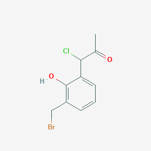 1-(3-(Bromomethyl)-2-hydroxyphenyl)-1-chloropropan-2-one