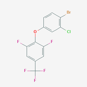 2-(4-Bromo-3-chloro-phenoxy)-1,3-difluoro-5-(trifluoromethyl)benzene