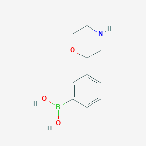 (3-(Morpholin-2-yl)phenyl)boronic acid