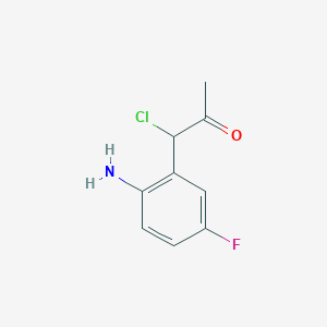 1-(2-Amino-5-fluorophenyl)-1-chloropropan-2-one