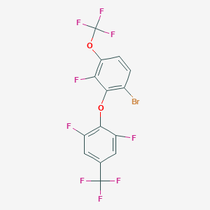 1-Bromo-2-[2,6-difluoro-4-(trifluoromethyl)phenoxy]-3-fluoro-4-(trifluoromethoxy)benzene