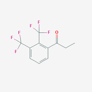 1-(2,3-Bis(trifluoromethyl)phenyl)propan-1-one