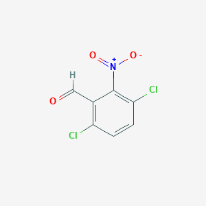 molecular formula C7H3Cl2NO3 B14071736 3,6-Dichloro-2-nitrobenzaldehyde CAS No. 10203-04-0