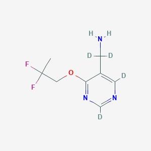 1,1-Dideutero-1-[2,6-dideutero-4-(2,2-Difluoro-propoxy)-pyrimidin-5-yl]-methylamine