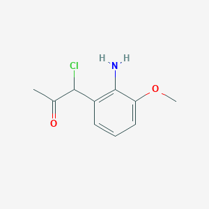 1-(2-Amino-3-methoxyphenyl)-1-chloropropan-2-one