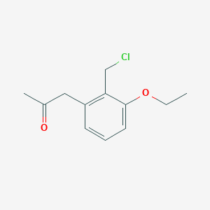 1-(2-(Chloromethyl)-3-ethoxyphenyl)propan-2-one