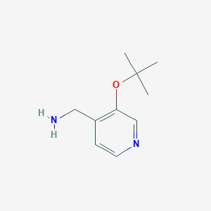 molecular formula C10H16N2O B1407177 (3-Tert-butoxypyridin-4-yl)methanamine CAS No. 1500377-36-5