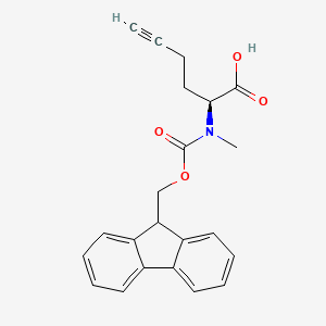 (S)-2-((((9H-Fluoren-9-yl)methoxy)carbonyl)(methyl)amino)hex-5-ynoic acid