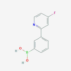 (3-(4-Fluoropyridin-2-yl)phenyl)boronic acid