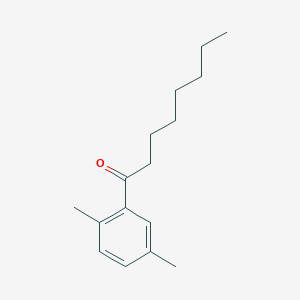 molecular formula C16H24O B14071832 1-(2,5-Dimethylphenyl)octan-1-one CAS No. 101493-87-2