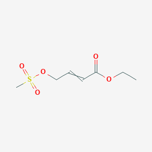 Ethyl 4-[(methanesulfonyl)oxy]but-2-enoate