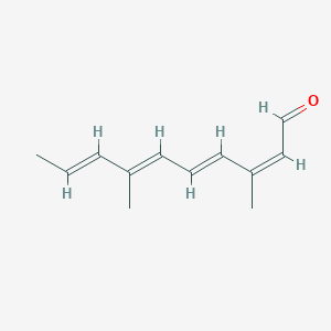 (2Z,4E,6E,8E)-3,7-dimethyldeca-2,4,6,8-tetraenal