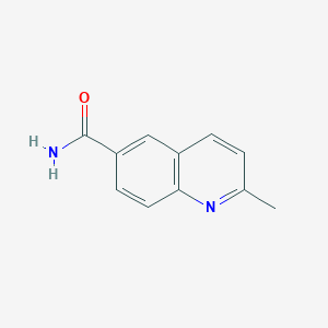 molecular formula C11H10N2O B1407187 2-Methylquinoline-6-carboxamide CAS No. 37535-43-6