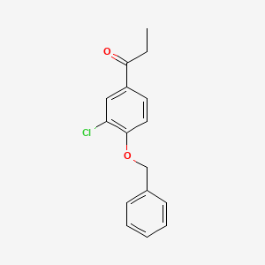 1-(3-Chloro-4-benzyloxyphenyl)propan-1-one