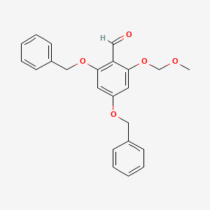 Benzaldehyde, 2-(methoxymethoxy)-4,6-bis(phenylmethoxy)-