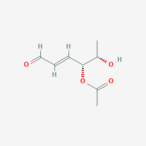 2-Hexenal, 4-(acetyloxy)-5-hydroxy-, (2E,4R,5S)-