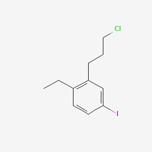 1-(3-Chloropropyl)-2-ethyl-5-iodobenzene