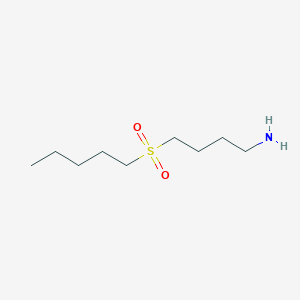 molecular formula C9H21NO2S B1407194 4-(Pentane-1-sulfonyl)-butylamine CAS No. 1267106-37-5