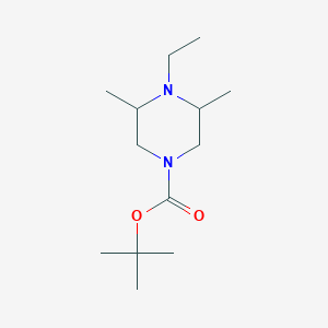 tert-Butyl 4-ethyl-3,5-dimethylpiperazine-1-carboxylate