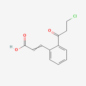 (E)-3-(2-(3-Chloropropanoyl)phenyl)acrylic acid