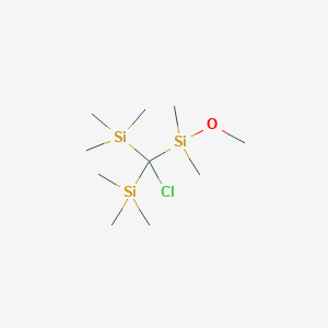 {Chloro[methoxy(dimethyl)silyl]methylene}bis(trimethylsilane)