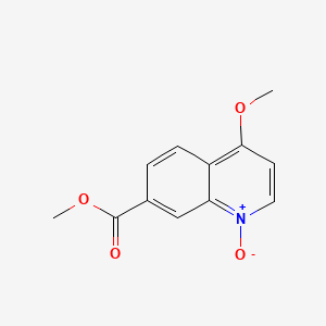 4-Methoxy-7-(methoxycarbonyl)quinoline 1-oxide