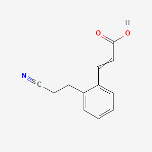 (E)-3-(2-(2-Cyanoethyl)phenyl)acrylic acid