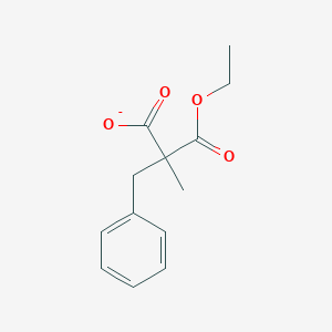 2-Benzyl-3-ethoxy-2-methyl-3-oxopropanoate