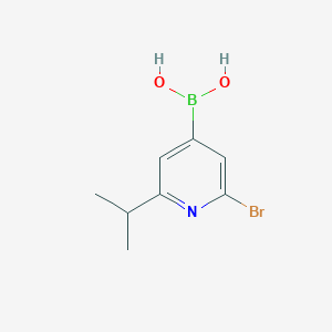 (2-Bromo-6-isopropylpyridin-4-yl)boronic acid