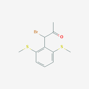 1-(2,6-Bis(methylthio)phenyl)-1-bromopropan-2-one