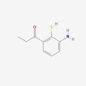 1-(3-Amino-2-mercaptophenyl)propan-1-one