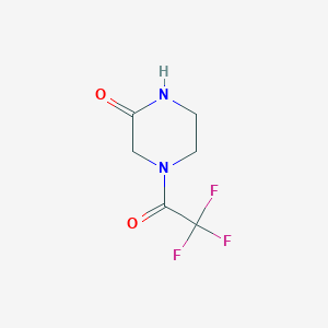 4-(2,2,2-Trifluoroacetyl)piperazin-2-one