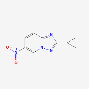 2-Cyclopropyl-6-nitro-[1,2,4]triazolo[1,5-a]pyridine